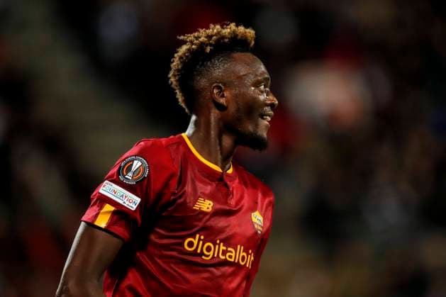 Tammy Abraham 9, Roma during the UEFA Europa League football Group C match between HJK Helsinki - As Roma at the Bolt Arena on October 27. 2022 in Helsinki, Finland. (Kalle Parkkinen Newspix24)  Copyright: xKallexParkkinenx np24_KPC7128