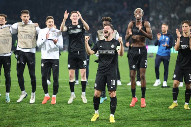 SOCCER - UEFA EL, Sturm vs Feyenoord GRAZ,AUSTRIA,27.OCT.22 - SOCCER - UEFA Europa League, group stage, SK Sturm Graz vs Feyenoord Rotterdam. Image shows the rejoicing of Otar Kiteishvili (Sturm).  GEPAxpictures xChrisxBauer