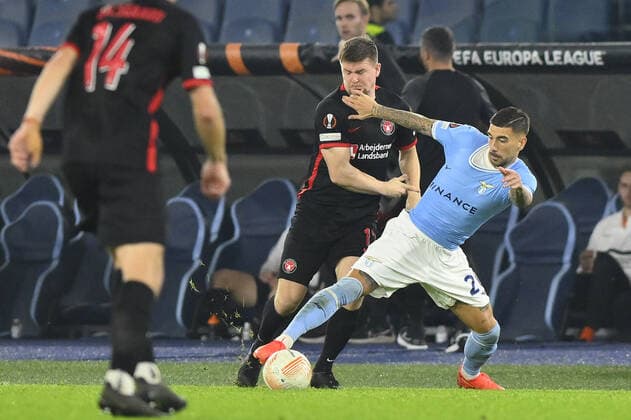 October 27, 2022, Rome, Italy: Mattia Zaccagni of S.S. LAZIO during the fifth day of UEFA Europa League Group F match between S.S. Lazio and FC Midtjylland at Olimpico Stadium on October 27, 2022 in Rome, Italy. football Europa League match - SS Lazio vs FC Midtjylland, Rome, Italy  - ZUMAl164 20221027_zsa_l164_294 Copyright: xDomenicoxCippitellix