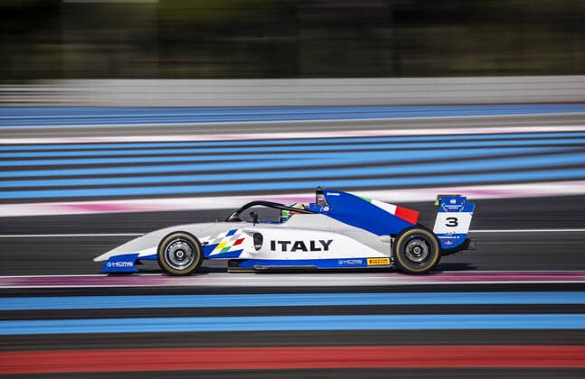 03 KIMI ANTONELLI Andrea (ita), F4, action during the FIA Motorsport Games, on the Circuit Paul Ricard from October 27 to 30, 2022 in Le Castellet, France - AUTO - FIA MOTORSPORT GAMES 2022 DPPI Panoramic  07222032_3MDM1452