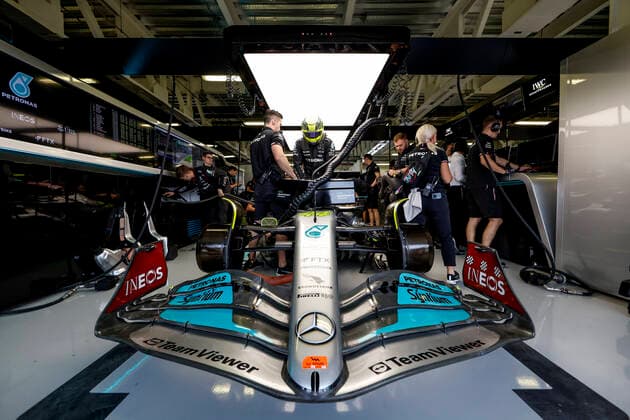 44 Lewis Hamilton GBR, Mercedes AMG Petronas F1 Team , F1 Grand Prix of Mexico at Autodromo Hermanos Rodriguez on October 28, 2022 in Mexico City, Mexico Photo by HOCH ZWEI Mexico City Mexico
