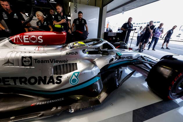 44 Lewis Hamilton GBR, Mercedes AMG Petronas F1 Team , F1 Grand Prix of Mexico at Autodromo Hermanos Rodriguez on October 28, 2022 in Mexico City, Mexico Photo by HOCH ZWEI Mexico City Mexico
