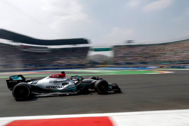 19 Nyck de Vries NLD, Mercedes AMG Petronas F1 Team , F1 Grand Prix of Mexico at Autodromo Hermanos Rodriguez on October 28, 2022 in Mexico City, Mexico Photo by HOCH ZWEI Mexico City Mexico