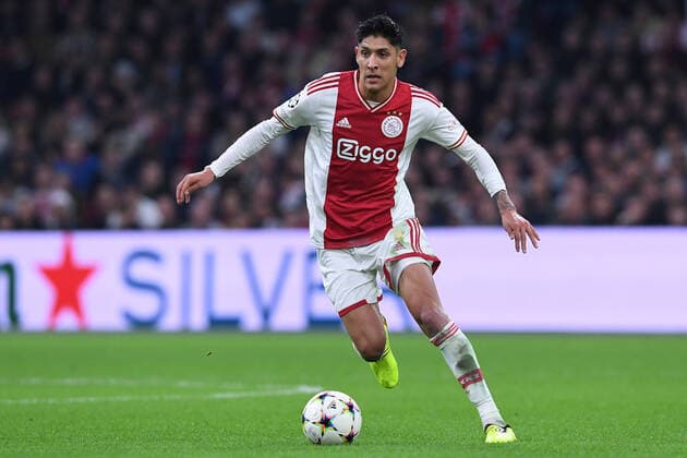 Soccer Champions League group stage 5 matchday Ajax Amsterdam FC Liverpool on 26 10 2022 at the Johan Cruijff ArenA in Amsterdam Edson Alvarez Amsterdam xRx