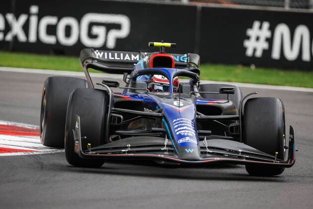 6 Nicholas Latifi CAN, Williams Racing , F1 Grand Prix of Mexico at Autodromo Hermanos Rodriguez on October 28, 2022 in Mexico City, Mexico Photo by HOCH ZWEI Mexico City Mexico