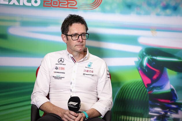 Andrew Shovlin GBR, Mercedes AMG Petronas F1 Team , F1 Grand Prix of Mexico at Autodromo Hermanos Rodriguez on October 29, 2022 in Mexico City, Mexico Photo by HOCH ZWEI Mexico City Mexico
