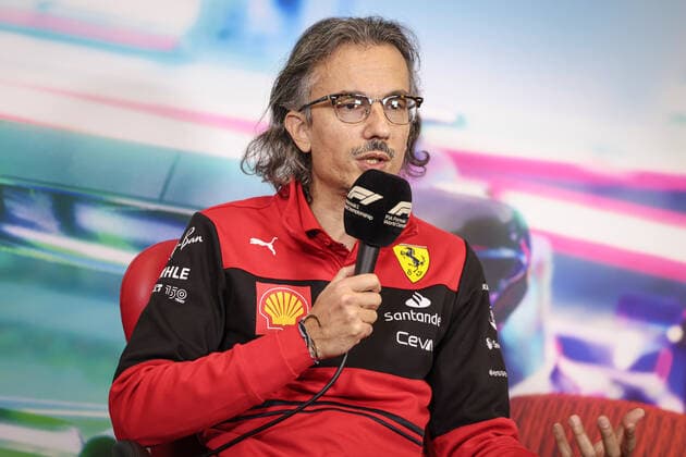 Laurent Mekies FRA, Scuderia Ferrari , F1 Grand Prix of Mexico at Autodromo Hermanos Rodriguez on October 29, 2022 in Mexico City, Mexico Photo by HOCH ZWEI Mexico City Mexico