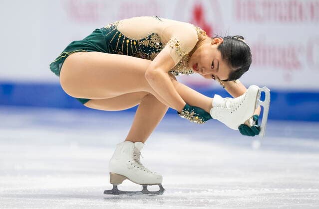 October 29, 2022, Mississauga, ON, Canada: Yuhana Yokoi of Japan performs her free program during the women competition at Skate Canada International in Mississauga, Ont., on Saturday, October 29, 2022. Yuhana Yokoi  - ZUMAc35_ 20221029_zaf_c35_014 Copyright: xPaulxChiassonx