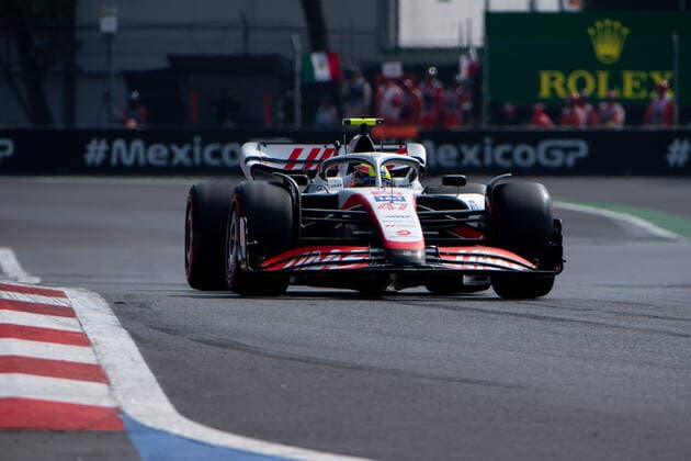 Mick Schumacher GER, Haas F1 Team 47 in VF 22, MEX, Formula 1 Mexican Grand Prix, Autodromo Hermanos Rodriguez Mexico City, Qualifying, 29 10 2022 MEX, Formula 1 Mexican Grand Prix, Autodromo Hermanos Rodriguez Mexico City, Qualifying, 29 10 2022 Mexico City Copyright: xEibner Memmlerx EP_MMR