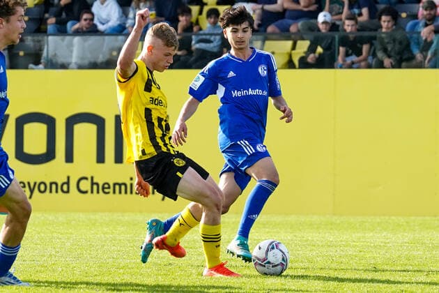 Sunday, 30 10 2022 Season 2022 2023 9 Matchday B Junioren Bundesliga U17 Bundesliga at BVB Fußballpark Hohenbuschei, Dortmund, Germany BV Borussia Dortmund U17 FC Schalke 04 U17 Cole Campbell Borussia Dortmund U17 10
