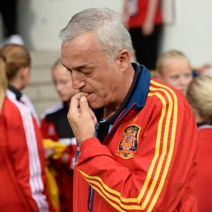 NORRKÖPING 2013 07 18 Spains coach Ignacio Quereda Lavina ahead of Thursdays group stage match Group C between Russia and Spain in the womens European Championship at Nya Parken NORRKÖPING SWEDEN Football x10300x  Copyright: xMajaxSuslinx xTTx DAM-EM 2013 RYS-SPA