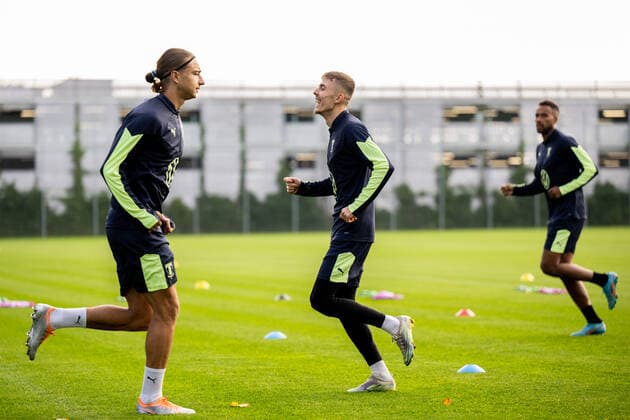 221102 Patriot Sejdiu during a training session with Malmö FF on November 2, 2022 in Malmö Photo Petter Arvidson BILDBYRAN code PA PA0426 football football soccer fotball uefa europa league training practice training malmö ff bbeng,  Copyright: PETTERxARVIDSON BB221102PA008