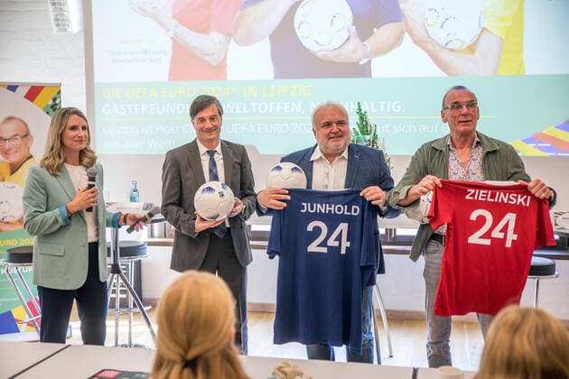 Football, EM 2024, EURO Venue Leipzig announces brand ambassadors