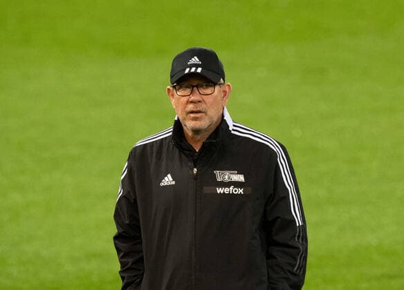 Football, men, season 2022 2023, Europa League, Royale Union Saint Gilloise 1 FC Union Berlin group stage, group D, matchday 6 , press conference and training of 1 FC Union the day before the match, coach Urs Fischer 1 FC Union Berlin , 02 11 2022, Copyright: xSebastianxRäppold MatthiasxKochx