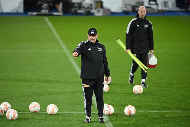 Football, men, season 2022 2023, Europa League, Royale Union Saint Gilloise 1 FC Union Berlin group stage, group D, matchday 6 , press conference and training of 1 FC Union the day before the match, v l , 02 11 2022, Copyright: xMatthiasxKochx