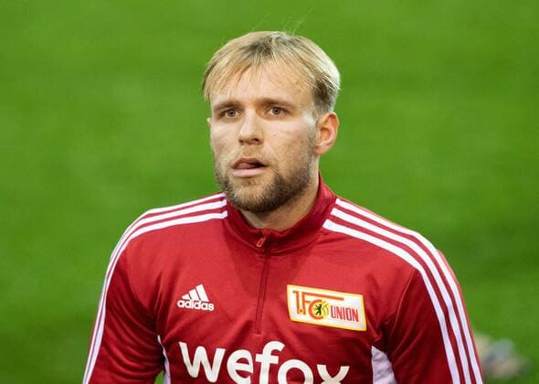 Football, men, season 2022 2023, Europa League, Royale Union Saint Gilloise 1 FC Union Berlin group stage, group D, matchday 6 , press conference and training of 1 FC Union the day before the match, Tymoteusz Puchacz 1 FC Union Berlin , 02 11 2022, Copyright: xSebastianxRäppold MatthiasxKochx