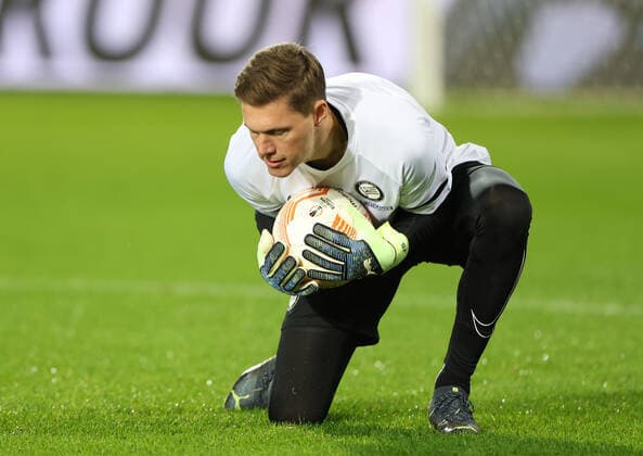 SOCCER - UEFA EL, Midtjylland vs Sturm HERNING,DENMARK,02.NOV.22 - SOCCER - UEFA Europa League, group stage, FC Midtjylland vs SK Sturm Graz, preview, training Sturm. Image shows Joerg Siebenhandl (Sturm).  GEPAxpictures xChrisxBauer