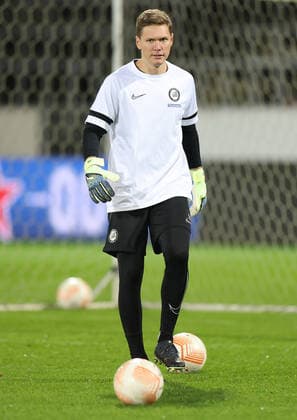 SOCCER - UEFA EL, Midtjylland vs Sturm HERNING,DENMARK,02.NOV.22 - SOCCER - UEFA Europa League, group stage, FC Midtjylland vs SK Sturm Graz, preview, training Sturm. Image shows Joerg Siebenhandl (Sturm).  GEPAxpictures xChrisxBauer