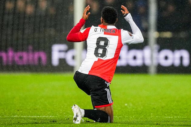 UEFA Europa League: Feyenoord v Lazio Roma Rotterdam - Quinten Timber of Feyenoord during the match between Feyenoord v Lazio Roma at Stadion Feijenoord De Kuip on 3 November 2022 in Rotterdam, The Netherlands. Copyright: xTomxBodex