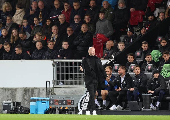 SOCCER - UEFA EL, Midtjylland vs Sturm HERNING,DENMARK,03.NOV.22 - SOCCER - UEFA Europa League, group stage, FC Midtjylland vs SK Sturm Graz. Image shows head coach Christian Ilzer (Sturm).  GEPAxpictures xChrisxBauer