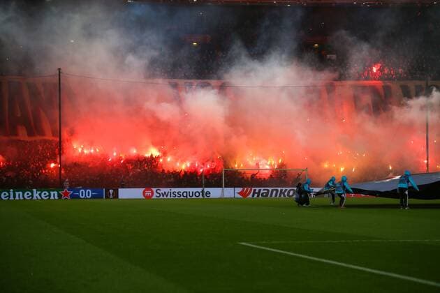 ROTTERDAM, 3-11-2022, Stadium de Kuip, the UEFA Europa League Feyenoord - Lazio Roma, Feyenoord - Lazio  x19131703x Copyright: