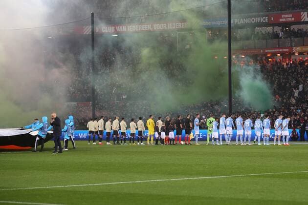 ROTTERDAM, 3-11-2022, Stadium de Kuip, the UEFA Europa League Feyenoord - Lazio Roma, line ups of Feyenoord and Lazio Roma Feyenoord - Lazio  x19131704x Copyright: