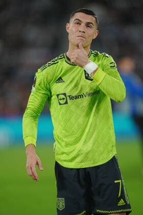 Mandatory Credit: Photo by Bagu Blanco Pressinphoto Shutterstock (13607020x) Cristiano Ronaldo of Manchester United, ManU Real Sociedad v Manchester United, UEFA Europa League, Group C, date 4. Football, Reale Arena Stadium, San Sebastian, Spain - 3 Nov 2022 Editorial use only Real Sociedad v Manchester United, UEFA Europa League, Group C, date 4. Football, Reale Arena Stadium, San Sebastian, Spain - 3 Nov 2022 Editorial use only Copyright: xBaguxBlanco Pressinphoto Shutterstockx 13607020x