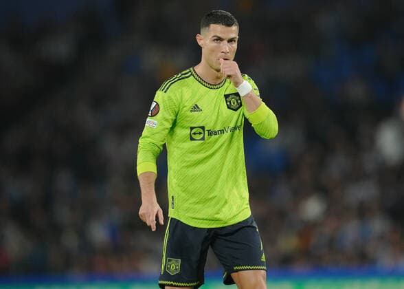 ESP: Real Sociedad and Manchester United, ManU UEFA Europa League, Group C, date 6 Cristiano Ronaldo of Manchester United during the UEFA Europa League match between Real Sociedad and Manchester United, Group C, played at Reale Arena Stadium on November 3, 2022 in San Sebastian, Spain. kpng Copyright: xColasxBuerax xPRESSINx PS_221103_001