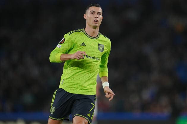 ESP: Real Sociedad and Manchester United, ManU UEFA Europa League, Group C, date 6 Cristiano Ronaldo of Manchester United during the UEFA Europa League match between Real Sociedad and Manchester United, Group C, played at Reale Arena Stadium on November 3, 2022 in San Sebastian, Spain. kpng Copyright: xColasxBuerax xPRESSINx PS_221103_003