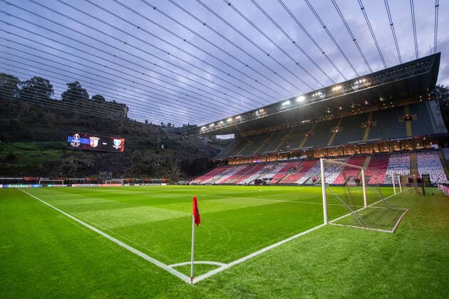 221103 General view of Estadio Municipal de Braga ahead of the UEFA Europa League between Braga and Malmö FF on November 3, 2022 in Braga Photo Petter Arvidson BILDBYRAN code PA PA0430 football football soccer fotball uefa europa league braga malmö ff bbeng arena interior Estadio Municipal de Braga,  Copyright: PETTERxARVIDSON BB221103PA010