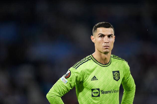 November 3, 2022, SAN SEBASTIAN, GUIPUZCOA, SPAIN: Cristiano Ronaldo of Manchester United, ManU looks on during the UEFA Europa League group E match between Real Sociedad and Manchester United at Reale Arena on November 3, 2022, in San Sebastian, Spain. SAN SEBASTIAN SPAIN - ZUMAa181 20221103_zaa_a181_006 Copyright: xRicardoxLarreinax