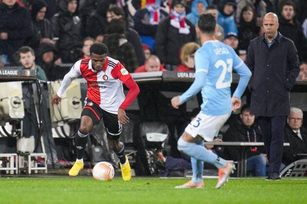 ROTTERDAM, 03-11-2022, Stadium de Kuip, the UEFA Europa League Feyenoord - Lazio Roma, Feyenoord player Javairo Dilrosun Feyenoord - Lazio  x19132127x Copyright: