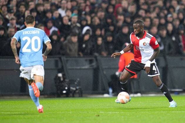ROTTERDAM, 03-11-2022, Stadium de Kuip, the UEFA Europa League Feyenoord - Lazio Roma, Feyenoord player Lutsharel Geertruida Feyenoord - Lazio  x19132148x Copyright:
