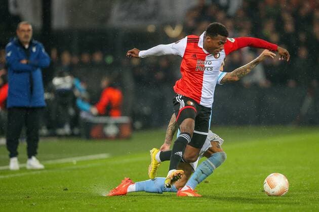 ROTTERDAM, 3-11-2022, Stadium de Kuip, the UEFA Europa League Feyenoord - Lazio Roma, Feyenoord player Javairo Dilrosun Feyenoord - Lazio  x19132243x Copyright: