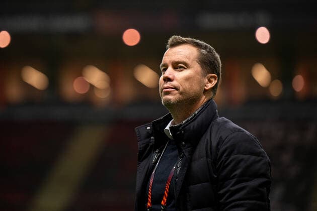 221103 Daniel Andersson, head of sports of Malmö ahead of the UEFA Europa League between Braga and Malmö FF on November 3, 2022 in Braga Photo Petter Arvidson BILDBYRAN code PA PA0430 football football soccer fotball uefa europa league braga malmö ff bbeng,  Copyright: PETTERxARVIDSON BB221103PA033