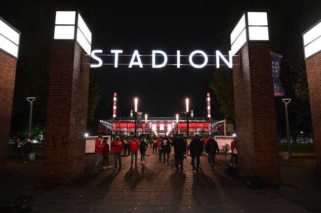 03 11 2022, Cologne, Germany, RheinEnergieStadium, 1 FC Koeln vs OGC Nice UEFA Europa Conference League Group D, exterior view Photo Ralf Treese Cologne RheinEnergieStadium North Rhine Westphalia Germany  521_KOENIZ20221103_001 Treese-521
