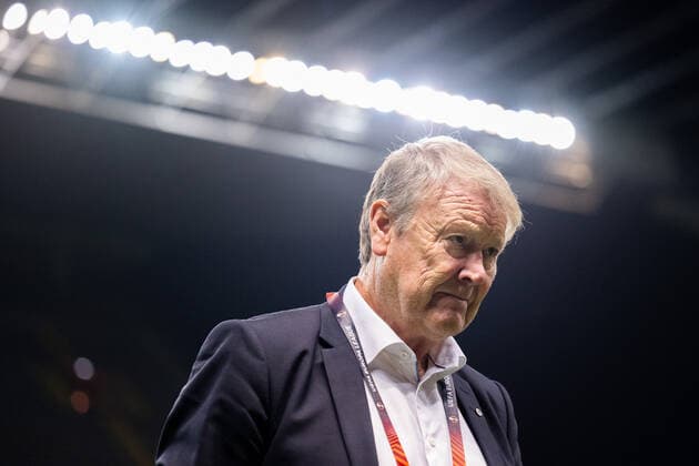 221103 Head coach Age Hareide of Malmö ahead of the UEFA Europa League between Braga and Malmö FF on November 3, 2022 in Braga Photo Petter Arvidson BILDBYRAN code PA PA0430 football football soccer fotball uefa europa league braga malmö ff bbeng depp,  Copyright: PETTERxARVIDSON BB221103PA037