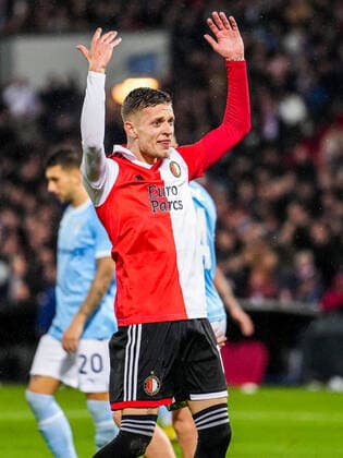 UEFA Europa League: Feyenoord v Lazio Roma Rotterdam - Sebastian Szymanski of Feyenoord during the match between Feyenoord v Lazio Roma at Stadion Feijenoord De Kuip on 3 November 2022 in Rotterdam, The Netherlands. Copyright: xTomxBodex