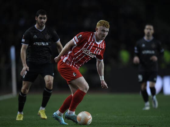 Robert Wagner of SC Freiburg in possession during the UEFA Europa League Group G match between Qaraba? FK and SC Freiburg at The Tofiq Bahramov Republican Stadium in Baku, Azerbaijan  Copyright: xx