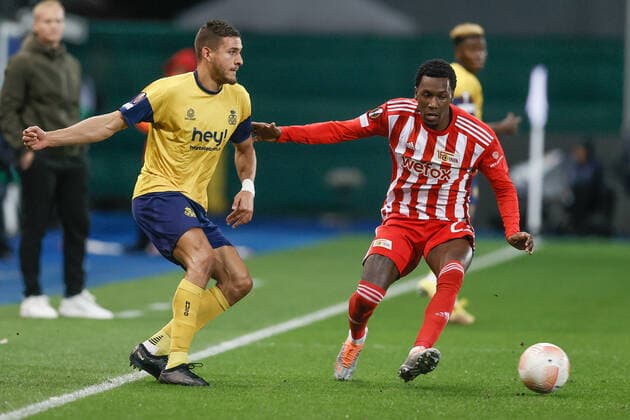 Football, EL, Union Saint-Gilloise - 1. FC Union Berlin