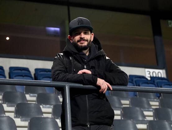 Football, Men, 2022 2023 season, Europa League Group Stage, Group D, Matchday 6 , Royale Union Saint Gilloise 1 FC Union Berlin, Union fan David Young is from New York but he lives in Berlin, 03 11 2022, Copyright: xMatthiasxKochx