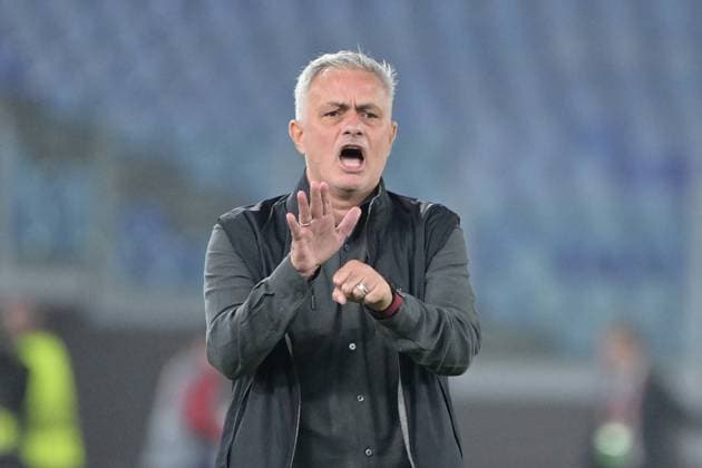 Foto Alfredo Falcone LaPresse 03 Novembre 2022 - Roma, Italia - calcio - Roma - Ludogorets - Europa League 2022 2023 - Stadio Olimpico. Nella foto: Jose Mourinho manager of AS Roma Foto Alfredo Falcone LaPresse November 03, 2022 Rome, Italy - sport, soccer - Roma - Ludogorets - Europe League 2022 2023 - Olimpic Stadium. In the pic: Jose Mourinho manager of AS Roma  Copyright: xAlfredoxFalcone LaPressex