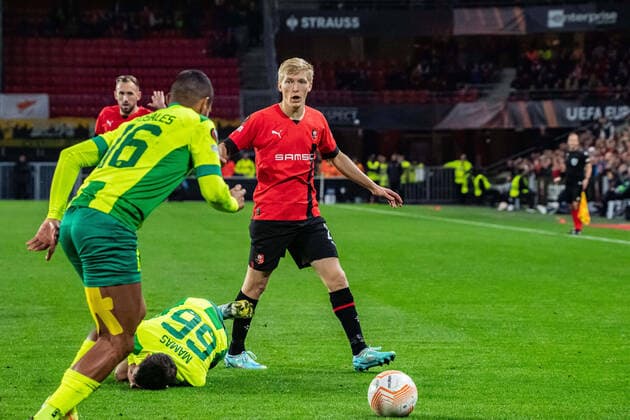 Birger Meling (Stade Rennais) FOOTBALL : Stade Rennais x AEK Larnaca - Ligue Europa - JournÃ e 6 - 03 11 2022 BaptisteAutissier Panoramic 
