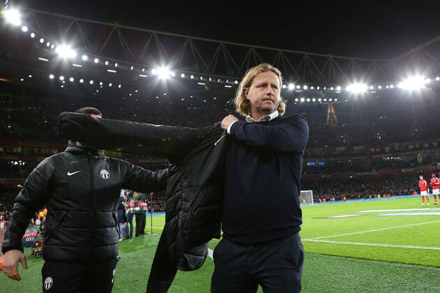 Arsenal gegen FC Zürich 03. November 2022, London UEFA Europa League Gruppenphase Arsenal gegen FC Zürich Zürich Trainer Bo Henriksen Foto Jacques Feeney Abseits London UK  Copyright: xJacquesxFeeneyx xOffsidexOffside
