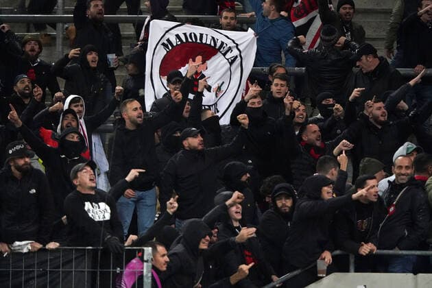 Football, UEFA Europa Conference League, 2022 2023 season, Group Stage, Group D, Matchday 6 , 1 FC Köln OGC Nice , 03 11 2022 , Rheinenergiestadion Köln OGC Nice,Fans
