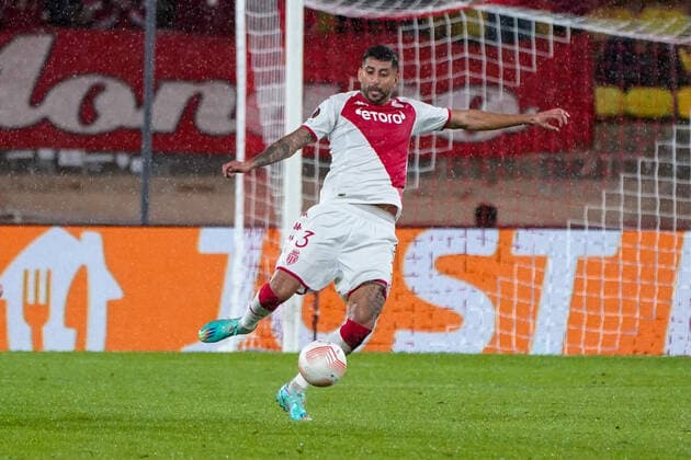 Guillermo Maripan (AS monaco) FOOTBALL : AS Monaco vs Etoile Rouge de Belgrade - Europa League - Phase de groupe H - Monaco - 03 11 2022 NorbertScanella Panoramic 