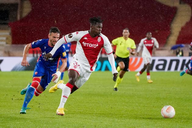 Breel Embolo (AS Monaco) FOOTBALL : AS Monaco vs Etoile Rouge de Belgrade - Europa League - Phase de groupe H - Monaco - 03 11 2022 NorbertScanella Panoramic 