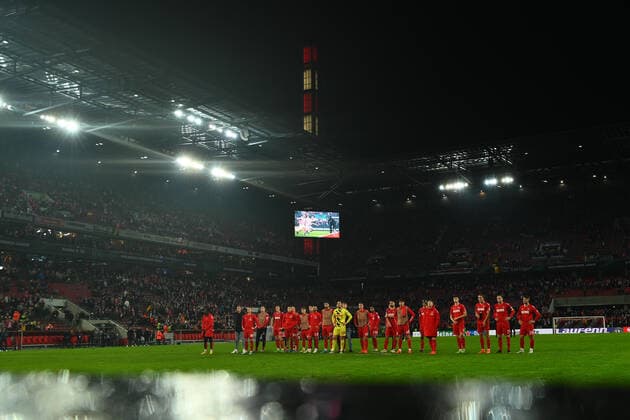 GERMANY, COLOGNE - NOVEMBER 3, 2022: The match of UEFA Europa Conference League 1. FC Köln - OGC Nizza at RHEIN Energie Stadion  Copyright: xVitaliixKliuievx