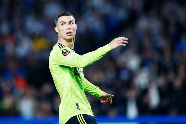 Cristiano Ronaldo (Man.U), NOVEMBER 3, 2022 - Football Soccer : UEFA Europa League match between Real Sociedad 0-1 Manchester United, ManU at Reale Arena in San Sebastian, Spain. Noxthirdxpartyxsales  (202916674)