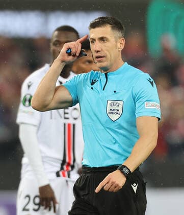Referee Cesar Soto Grado , Conference League, Cologne, Germany, 06 10 2022, 1 FC Cologne OGC Nice